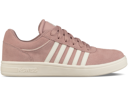 95676-624-M | WOMENS COURT CHESWICK SDE | PALE MAUVE/SNOW WHITE