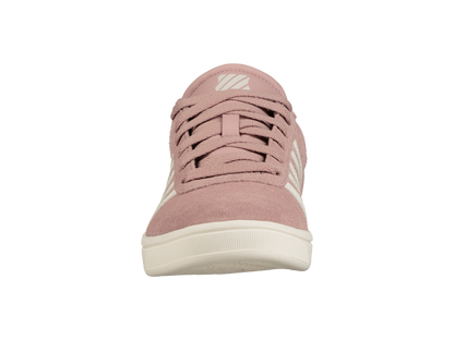 95676-624-M | WOMENS COURT CHESWICK SDE | PALE MAUVE/SNOW WHITE