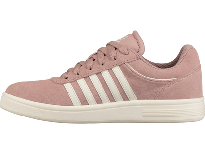 95676-624-M | WOMENS COURT CHESWICK SDE | PALE MAUVE/SNOW WHITE