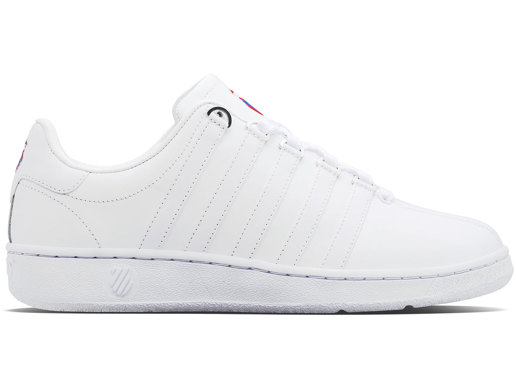 95826-130-M | WOMENS CLASSIC VN HERITAGE | WHITE/CLASSIC BLUE/RIBBON RED