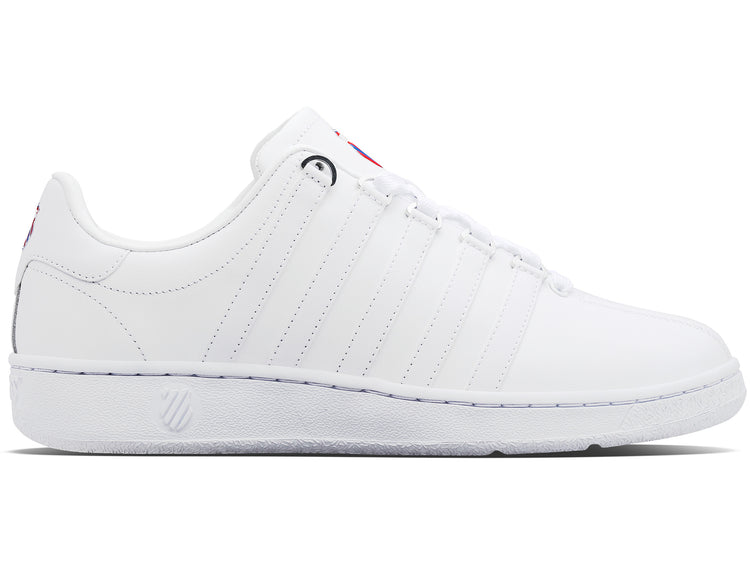 95826-130-M | WOMENS CLASSIC VN HERITAGE | WHITE/CLASSIC BLUE/RIBBON RED