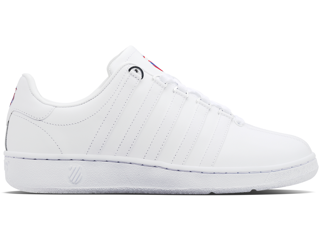 95826-130-M | WOMENS CLASSIC VN HERITAGE | WHITE/CLASSIC BLUE/RIBBON RED