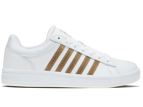 96154-158-M | COURT WINSTON | WHITE/GOLD PANTHER