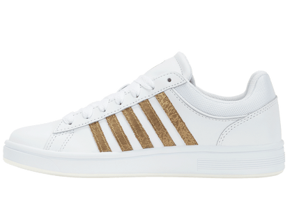 96154-158-M | COURT WINSTON | WHITE/GOLD PANTHER