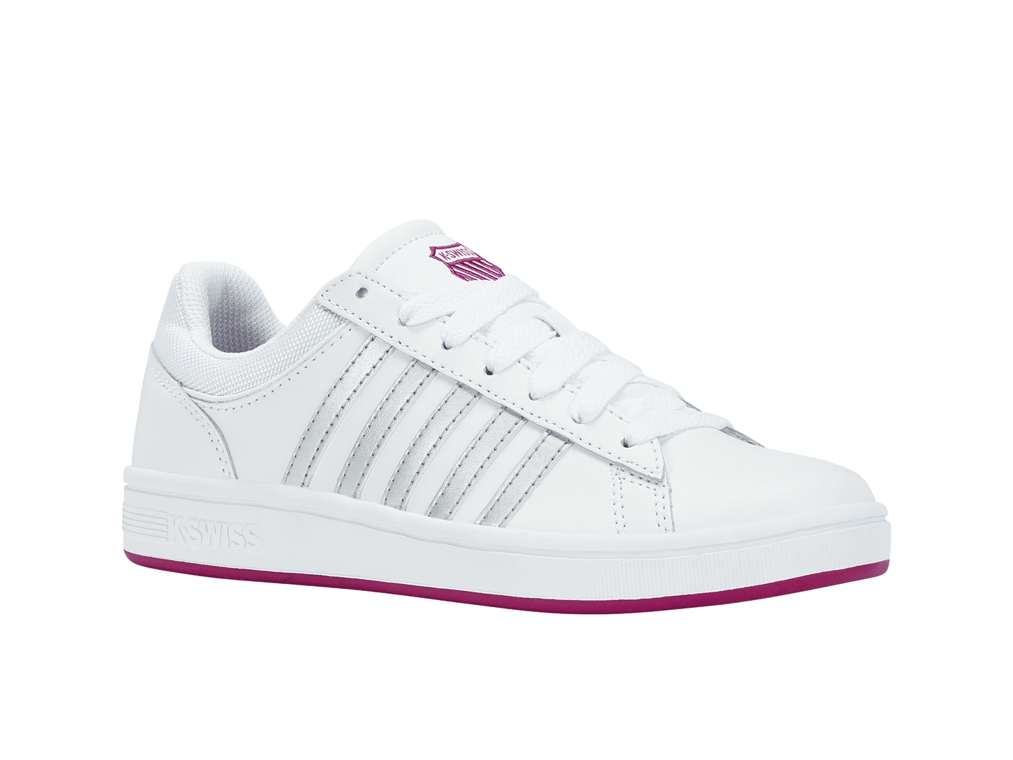 96154-903-M | COURT WINSTON | WHITE/SILVER/FESTIVAL FUCHSIA