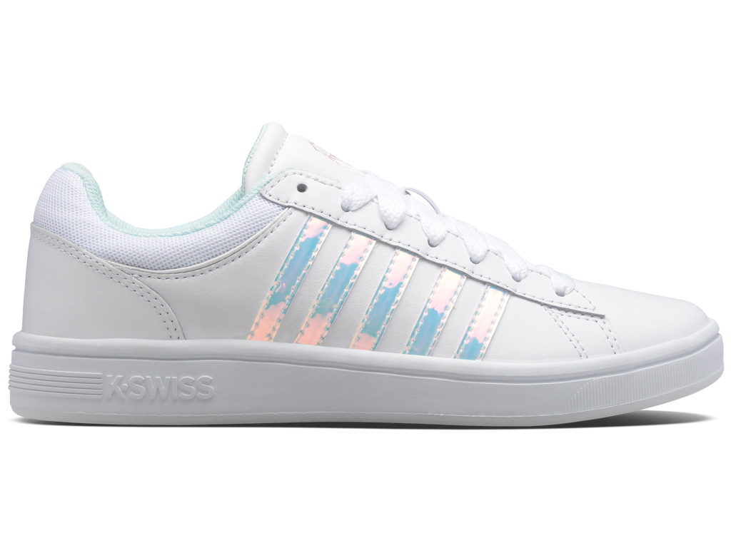 96154-934-M | COURT WINSTON | WHITE/PEARLIZED/BLUE GLASS