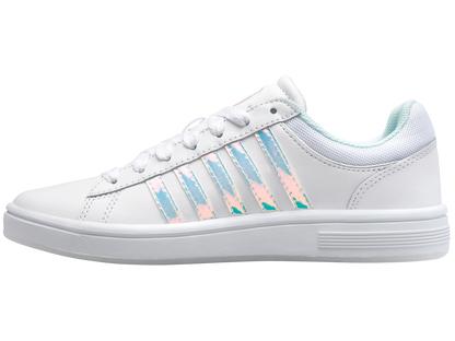 96154-934-M | COURT WINSTON | WHITE/PEARLIZED/BLUE GLASS
