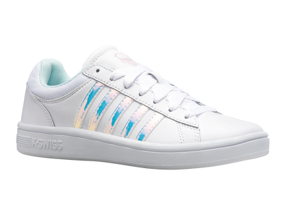 96154-934-M | COURT WINSTON | WHITE/PEARLIZED/BLUE GLASS