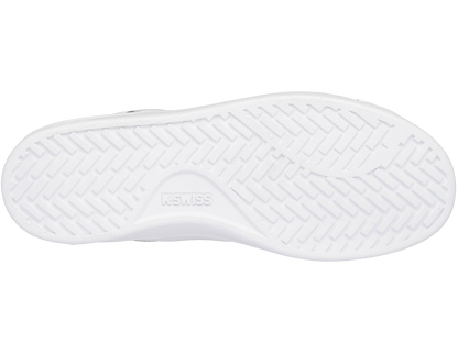 96347-110-M | WOMENS CLEAN COURT II CMF | WHITE/SILVER
