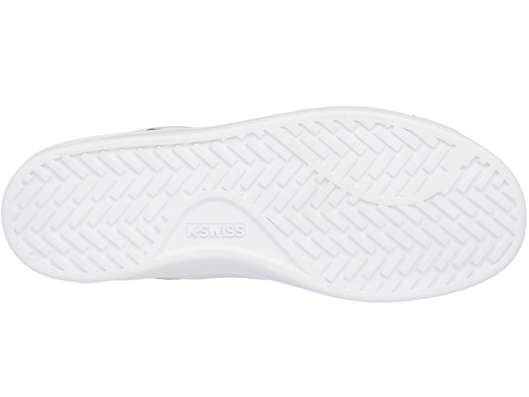 96347-110-M | WOMENS CLEAN COURT II CMF | WHITE/SILVER