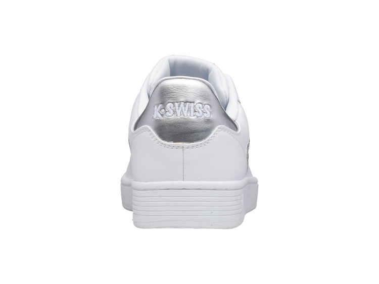 96347-110-M | WOMENS CLEAN COURT II CMF | WHITE/SILVER