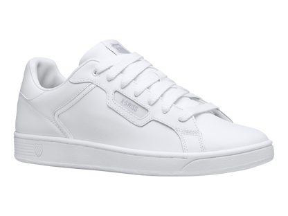 96347-141-M | WOMENS CLEAN COURT II CMF | WHITE/WHITE/GULL GRAY
