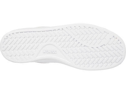 96347-141-M | WOMENS CLEAN COURT II CMF | WHITE/WHITE/GULL GRAY