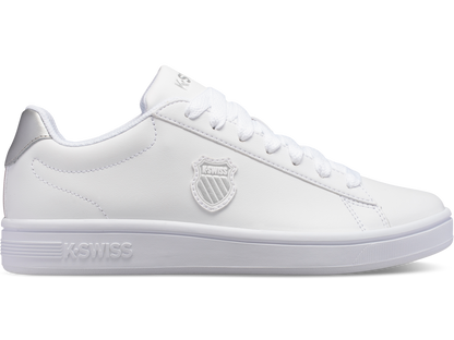 96599-110-M | COURT SHIELD | WHITE/SILVER