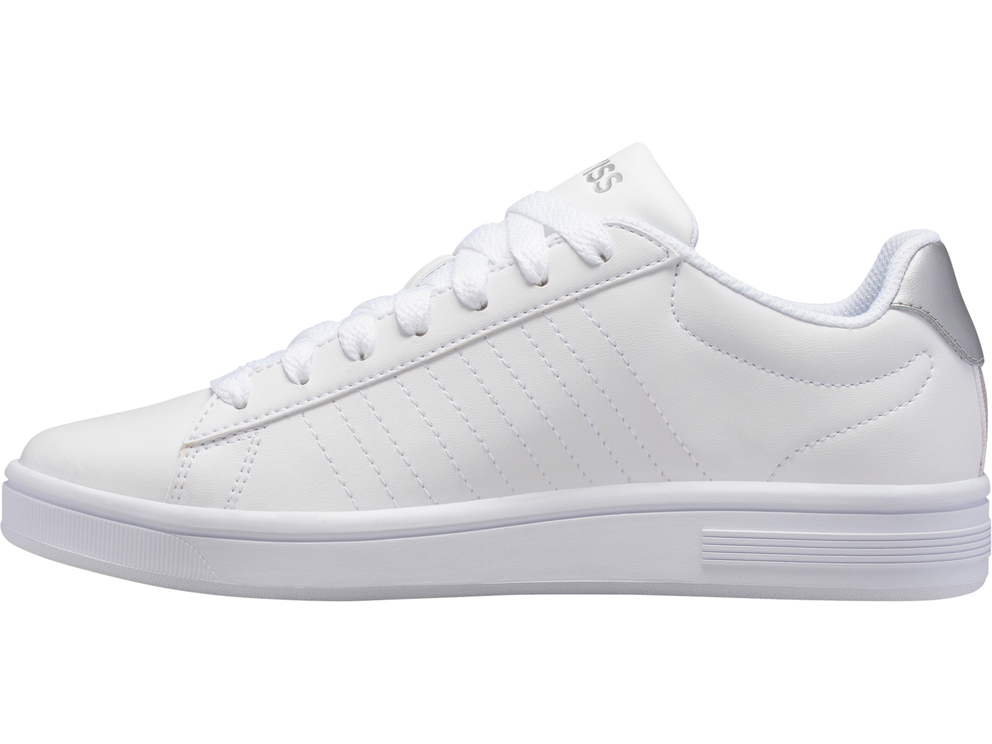 96599-110-M | COURT SHIELD | WHITE/SILVER