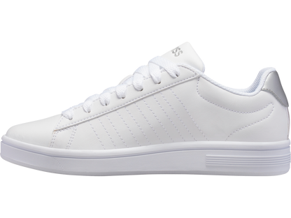 96599-110-M | COURT SHIELD | WHITE/SILVER
