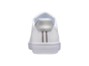 96599-110-M | COURT SHIELD | WHITE/SILVER