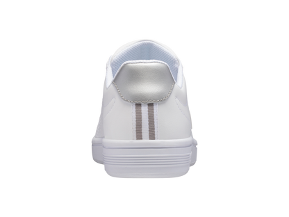 96599-110-M | COURT SHIELD | WHITE/SILVER