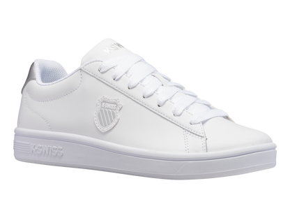 96599-110-M | COURT SHIELD | WHITE/SILVER