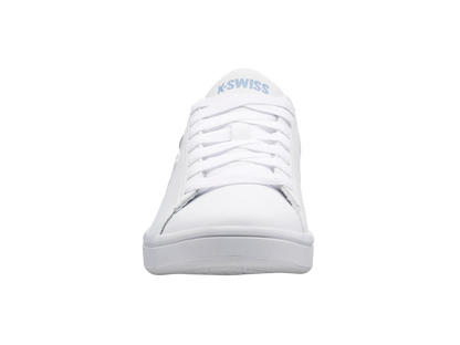 96599-161-M | COURT SHIELD | WHITE/CHAMBRAY BLUE/SAND CORAL