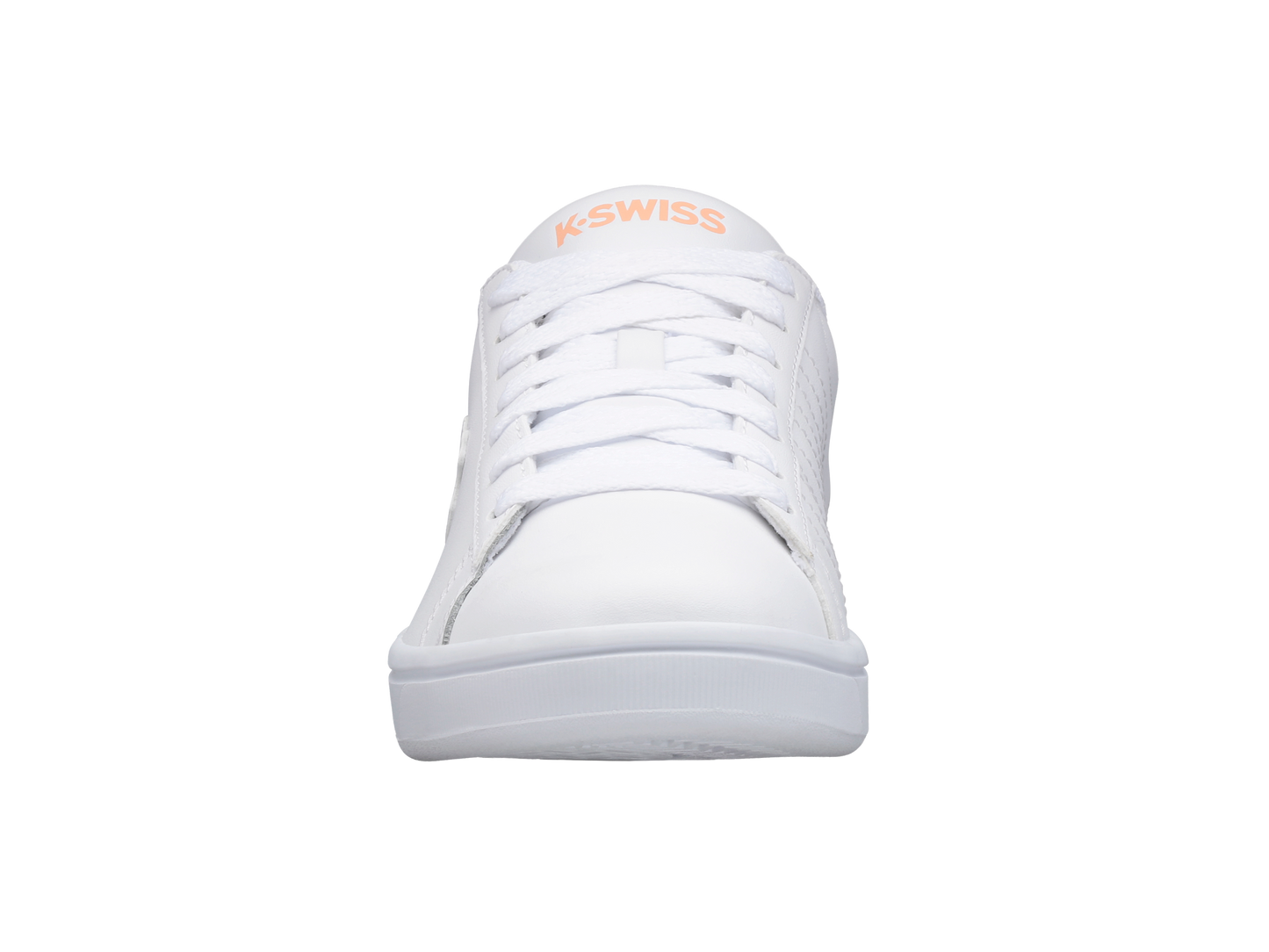 96599-172-M | COURT SHIELD | WHITE/PEACH NECTAR/GRAYSTONE