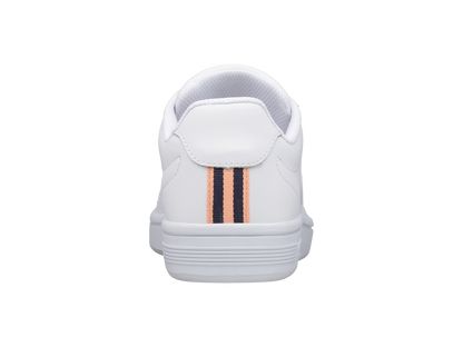 96599-172-M | COURT SHIELD | WHITE/PEACH NECTAR/GRAYSTONE