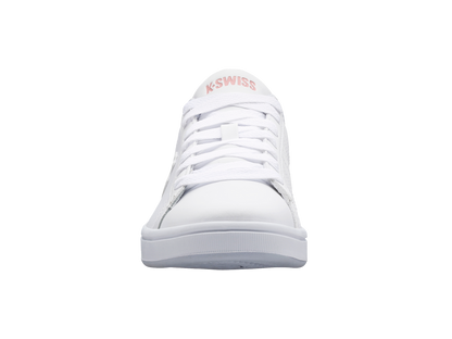 96599-938-M | COURT SHIELD | WHITE/PINK QUARTZ/XENON BLUE