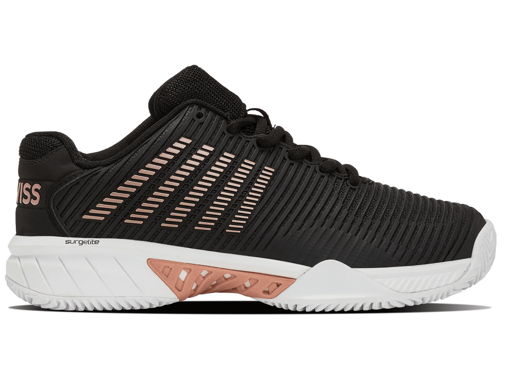 96614-072-M | HYPERCOURT EXPRESS 2 CLAY | BLACK/WHITE/ROSE GOLD