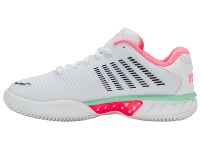 96614-178-M | HYPERCOURT EXPRESS 2 CLAY | WHITE/NEON PASTEL PINK/BLACK