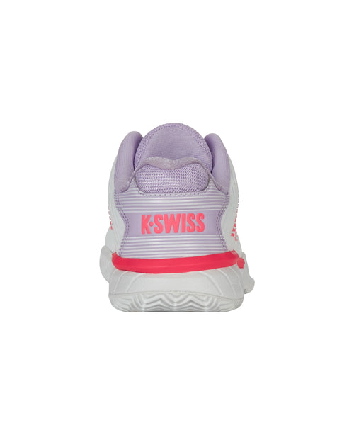 96614-182-M | HYPERCOURT EXPRESS 2 CLAY | WHITE/ORCHID PETAL/NEON BLAZE - K-Swiss EU - 4