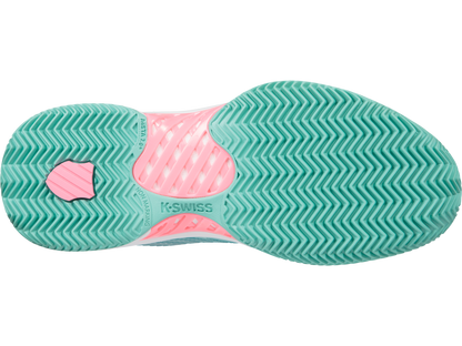 96614-439-M | HYPERCOURT EXPRESS 2 CLAY | ARUBA BLUE/WHITE/SOFT NEON PINK