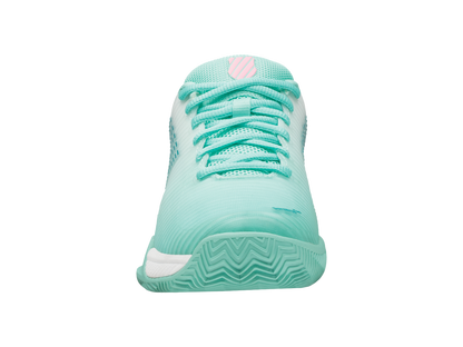 96614-439-M | HYPERCOURT EXPRESS 2 CLAY | ARUBA BLUE/WHITE/SOFT NEON PINK