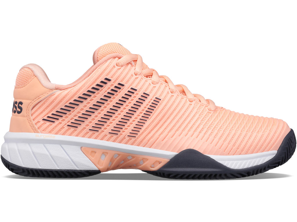 96614-606-M | HYPERCOURT EXPRESS 2 CLAY | PEACH NECTAR/GRAYSTONE/WHITE
