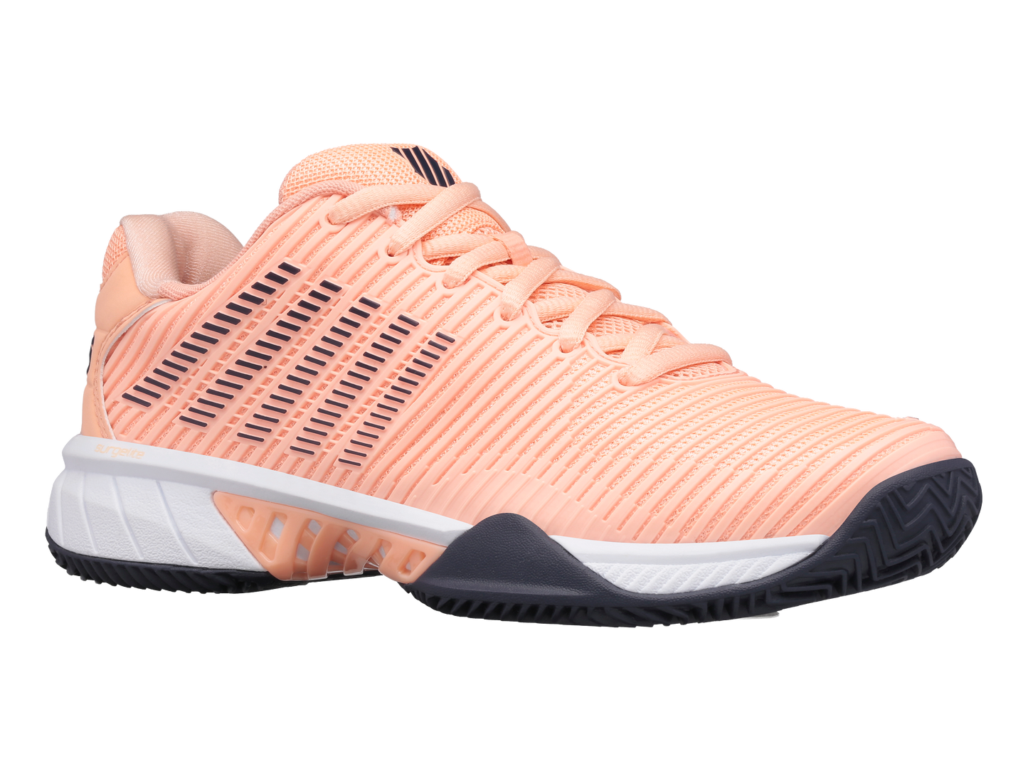 96614-606-M | HYPERCOURT EXPRESS 2 CLAY | PEACH NECTAR/GRAYSTONE/WHITE