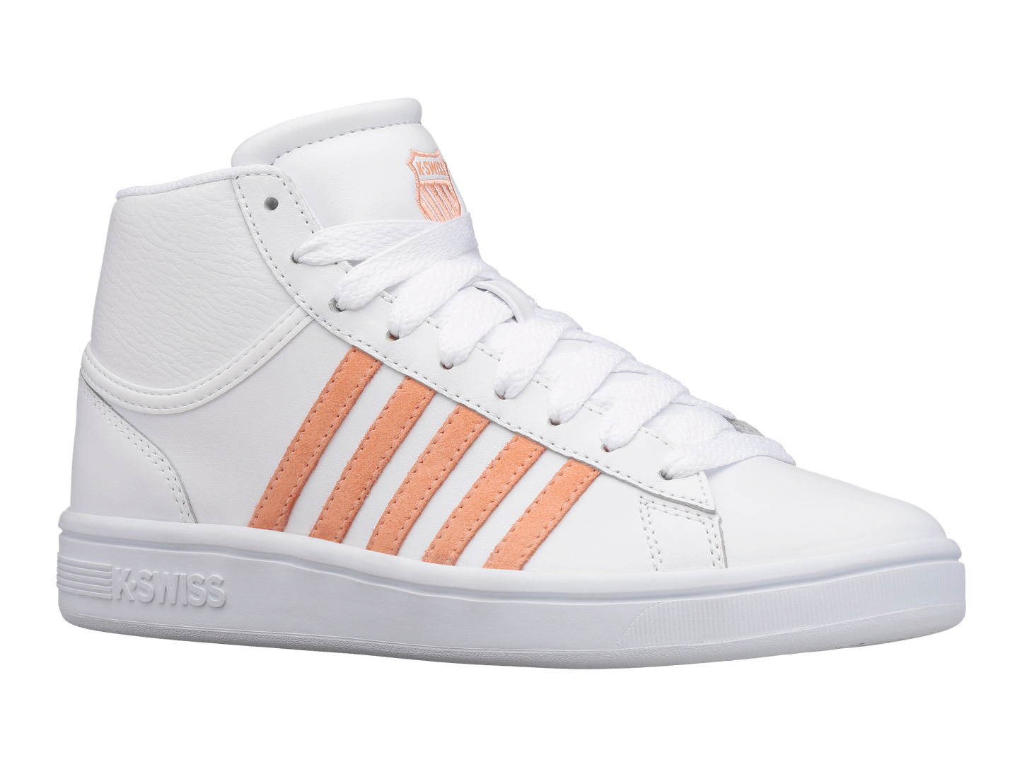96797-171-M | COURT WINSTON MID | WHITE/PEACH NECTAR
