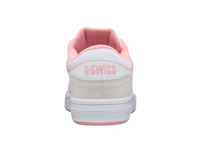 96802-973-M | WOMENS NORTH COURT | WHITE/FLAMINGO PINK
