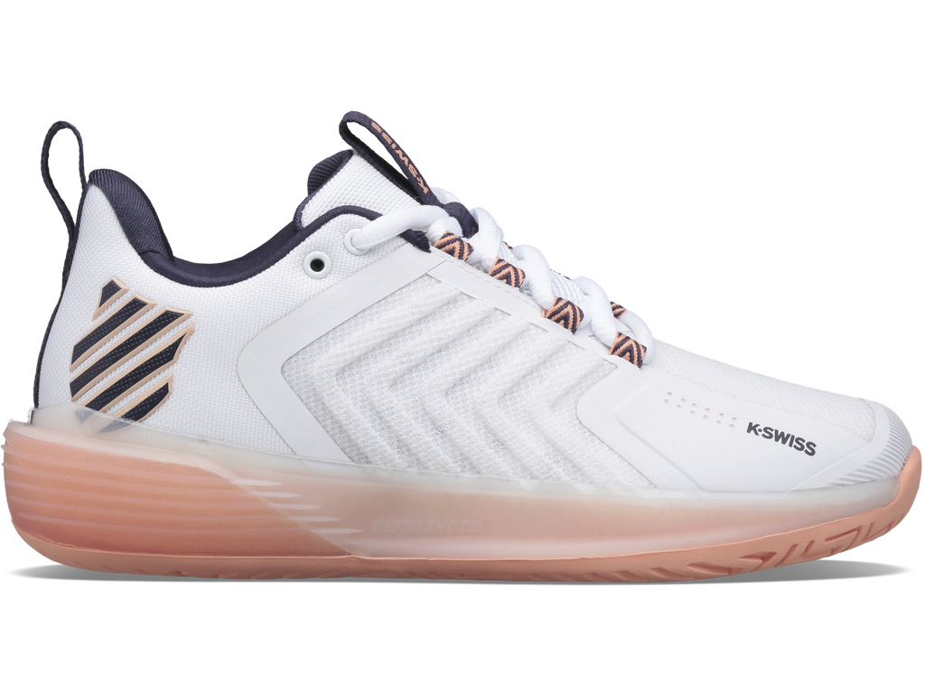 96988-172-M | ULTRASHOT 3 | WHITE/PEACH NECTAR/GRAYSTONE