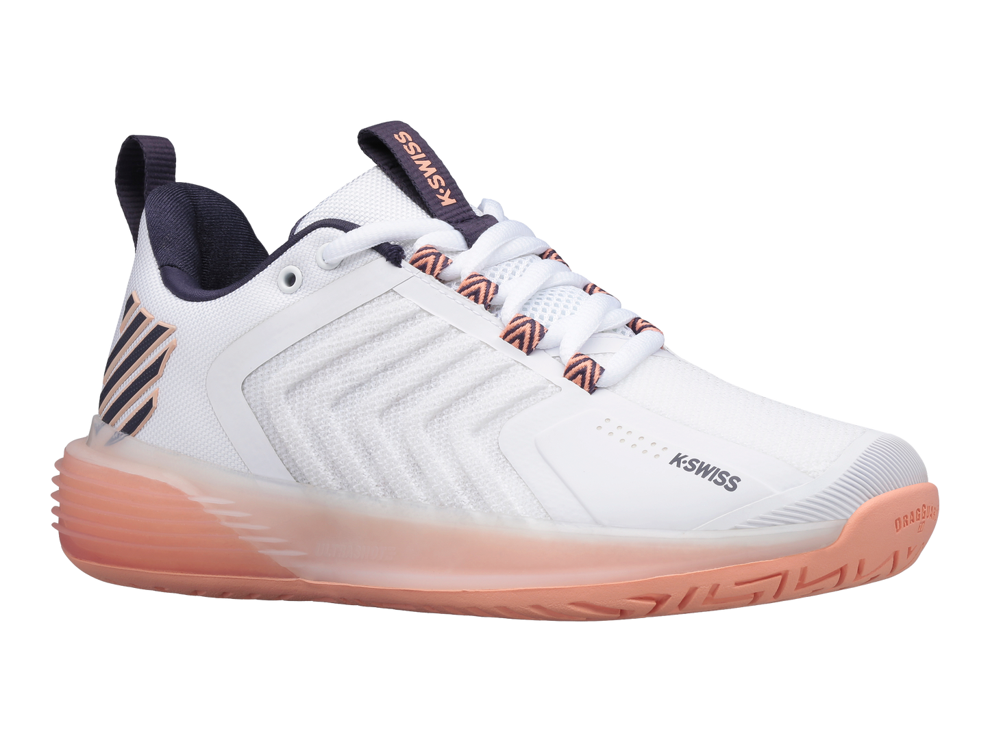 96988-172-M | ULTRASHOT 3 | WHITE/PEACH NECTAR/GRAYSTONE