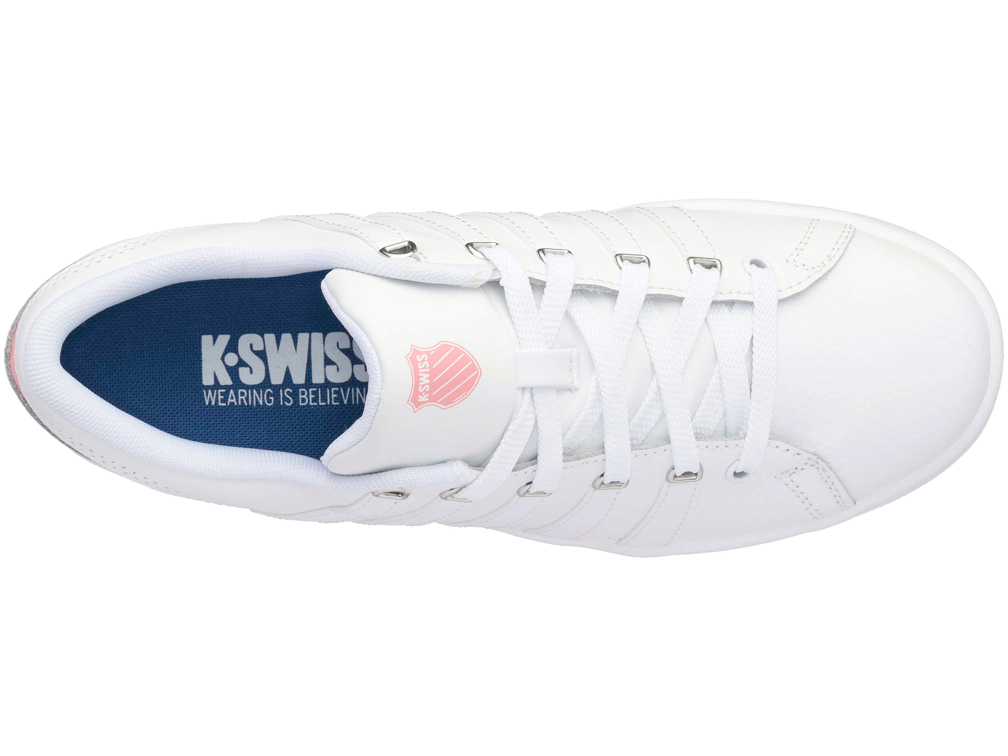 96999-973-M | RAMLI COURT | WHITE/FLAMINGO PINK