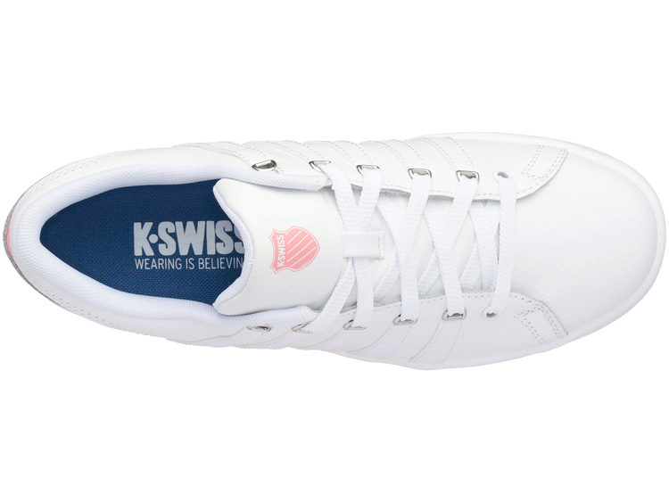 96999-973-M | RAMLI COURT | WHITE/FLAMINGO PINK