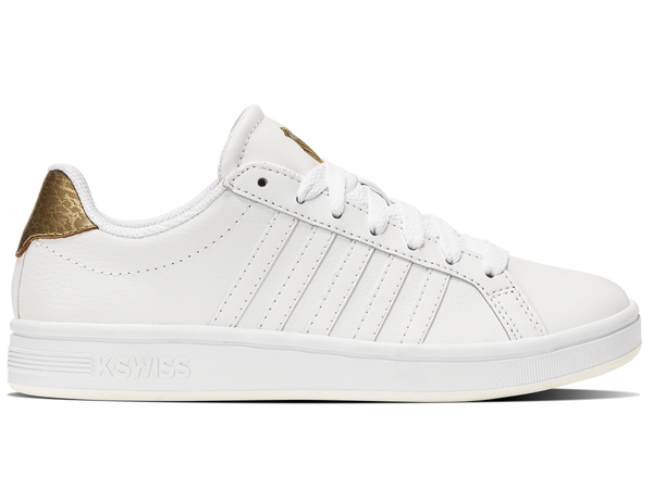 97011-158-M | COURT TIEBREAK | WHITE/GOLD PANTHER