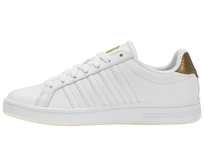 97011-158-M | COURT TIEBREAK | WHITE/GOLD PANTHER