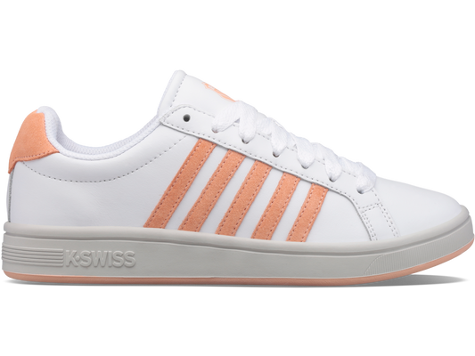 97011-171-M | COURT TIEBREAK | WHITE/PEACH NECTAR