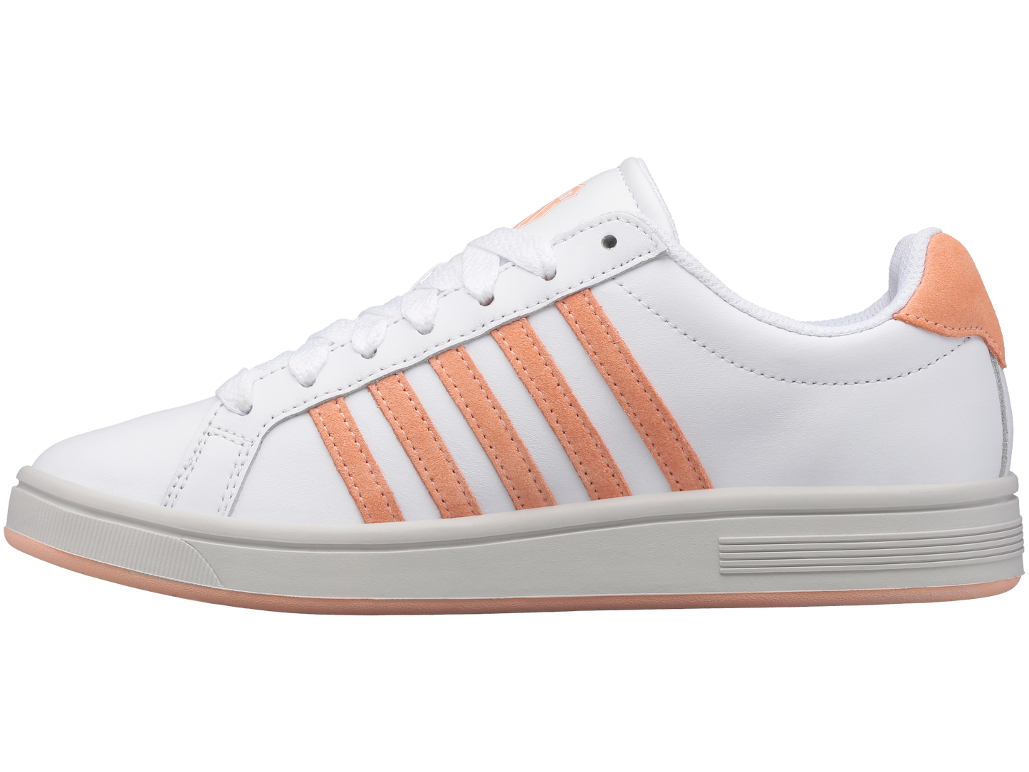 97011-171-M | COURT TIEBREAK | WHITE/PEACH NECTAR