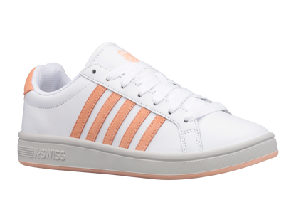 97011-171-M | COURT TIEBREAK | WHITE/PEACH NECTAR