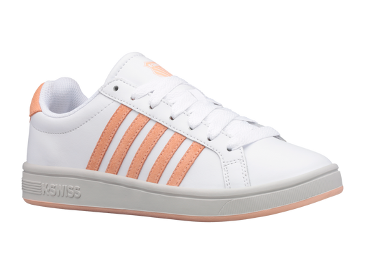 97011-171-M | COURT TIEBREAK | WHITE/PEACH NECTAR