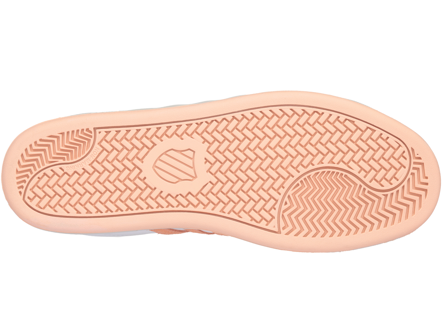97011-171-M | COURT TIEBREAK | WHITE/PEACH NECTAR