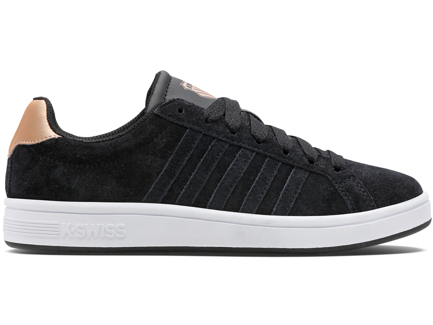 97012-023-M | COURT TIEBREAK SDE | BLACK/ROSE GOLD/WHITE