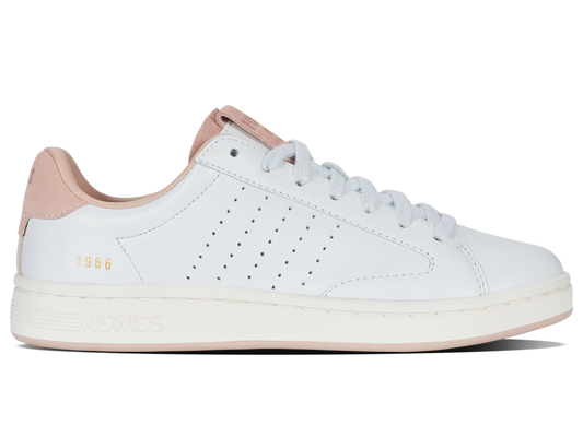 97263-190-M | LOZAN KLUB LTH | WHITE/CAMEO ROSE/SNOW WHITE
