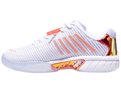 97382-112-M | HYPERCOURT EXPRESS 2  LUCKY IN LOVE | WHITE/DOVE/ORANGE GLOW
